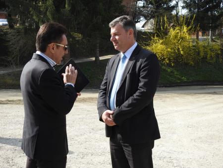 Minister za infrastrukturo dr. Peter Gašperšič obiskal delovišče na Gibini 2